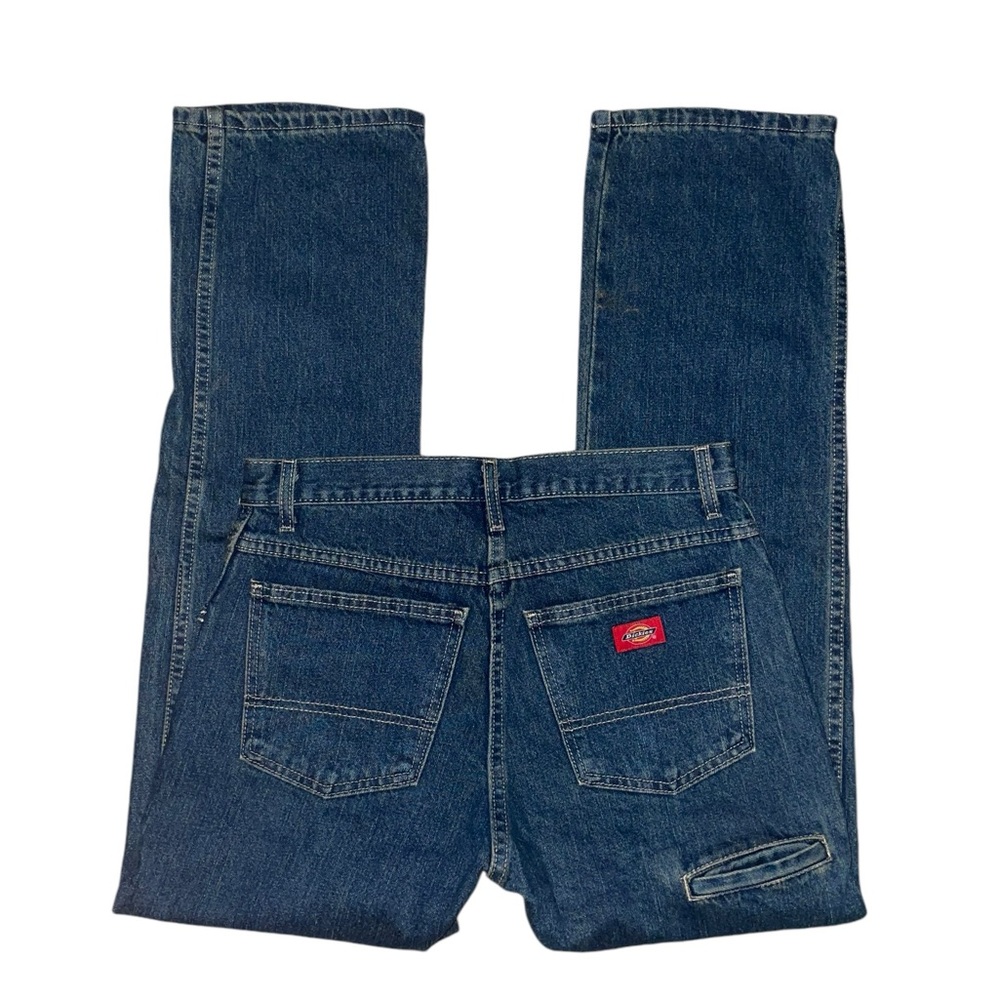 vintage 90s dickies high rise baggy oversized carpenter cargo denim jeans pants
